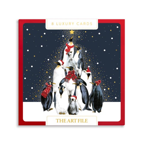 Kortpakke Luxury Penguins 8pk