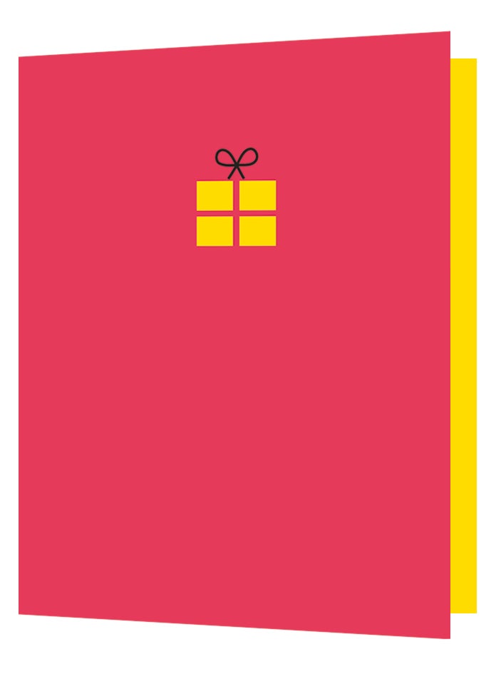 Dobbelt kort 85x125, gave