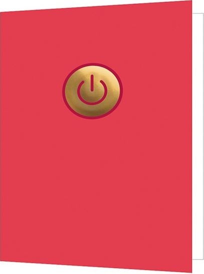 Dobbelt kort 85x125, power-knapp