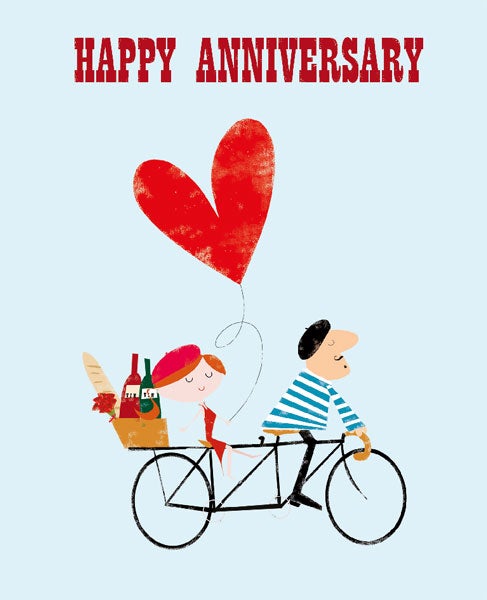 Dobbelt kort Ink Press, Bike & Heart