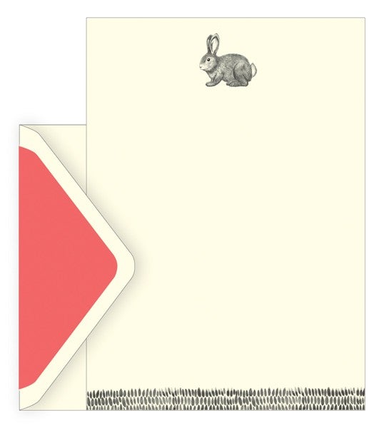 Brevsett i gaveeske Bunny