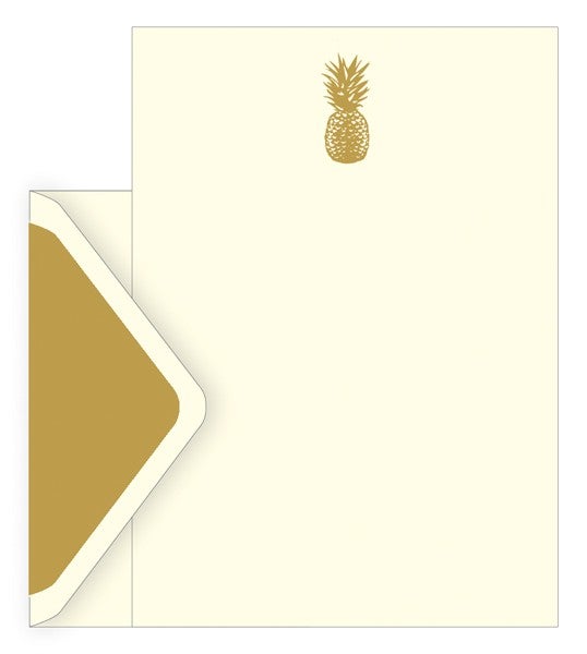 Brevsett I Gaveeske Pineapple