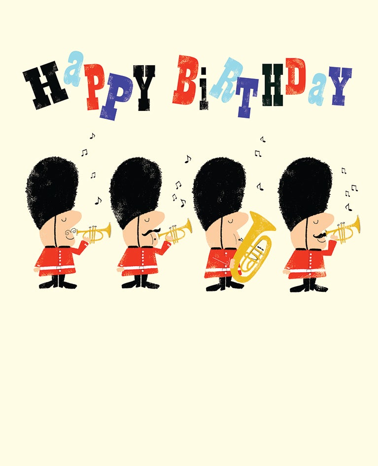 Dobbelt kort Ink Press, Fire musikanter i uniform