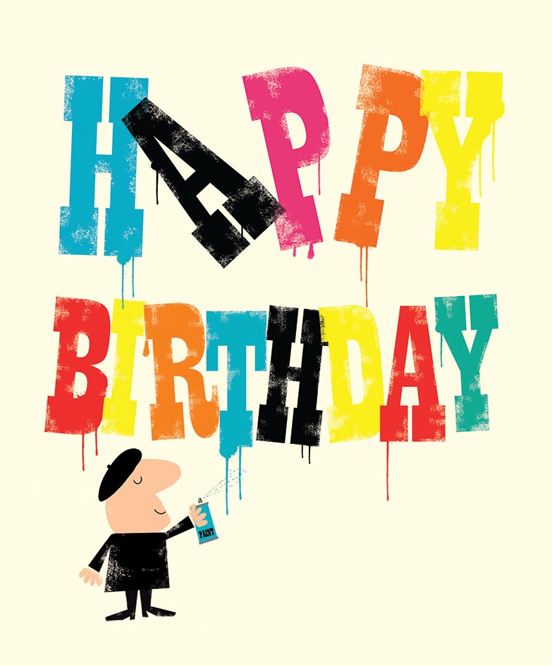 Dobbelt kort Ink Press, Mann med sprayboks HB