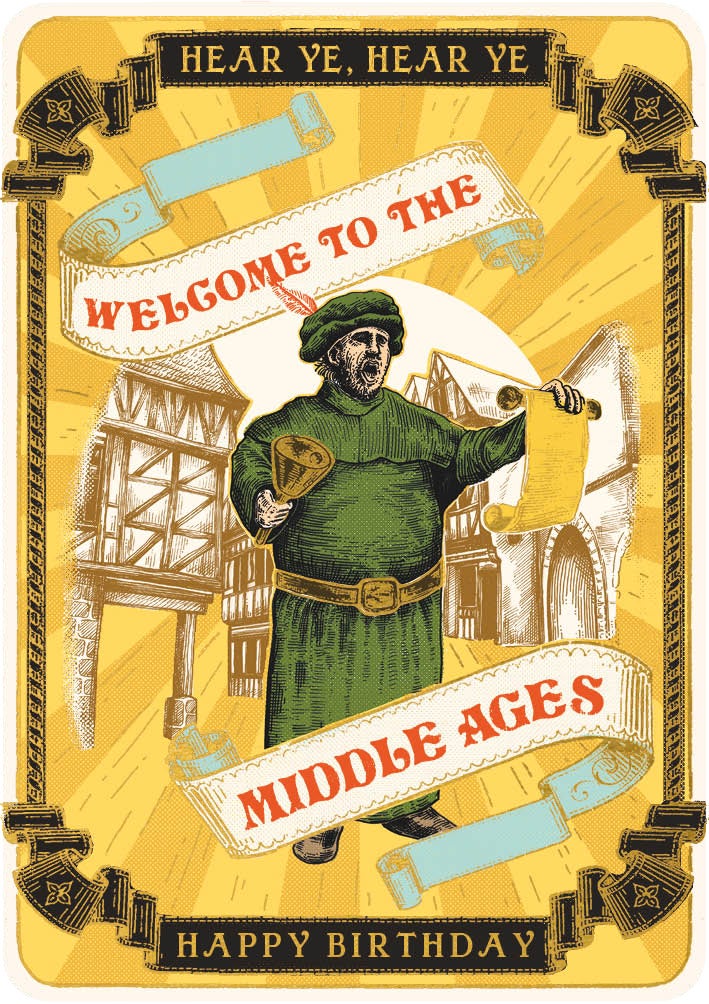 Kort Huzzah Welcome to the Middle Ages