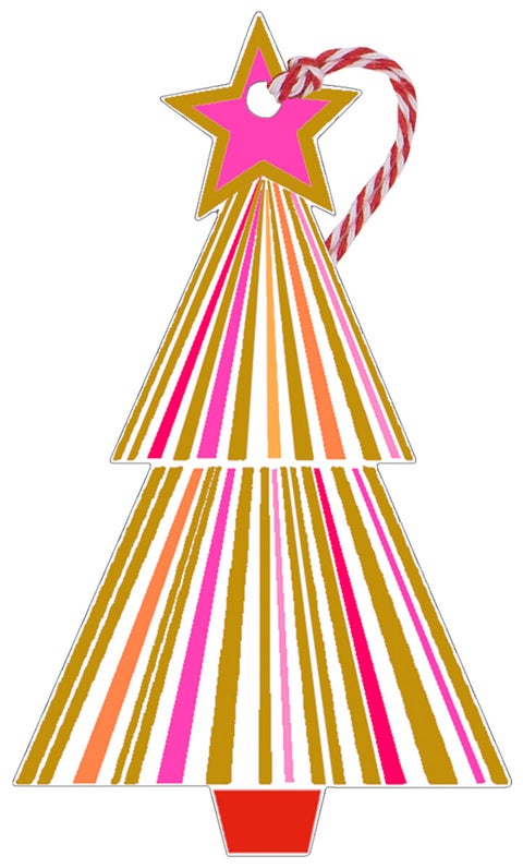 Gavemerkelapper 6pk Ps Contemporary Tree