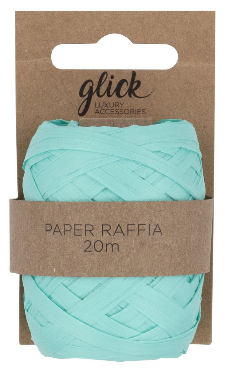 Gavebånd Paper Raffia Green 20m