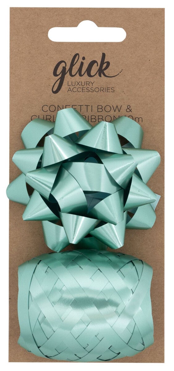 Rosett og Gavebånd Aqua