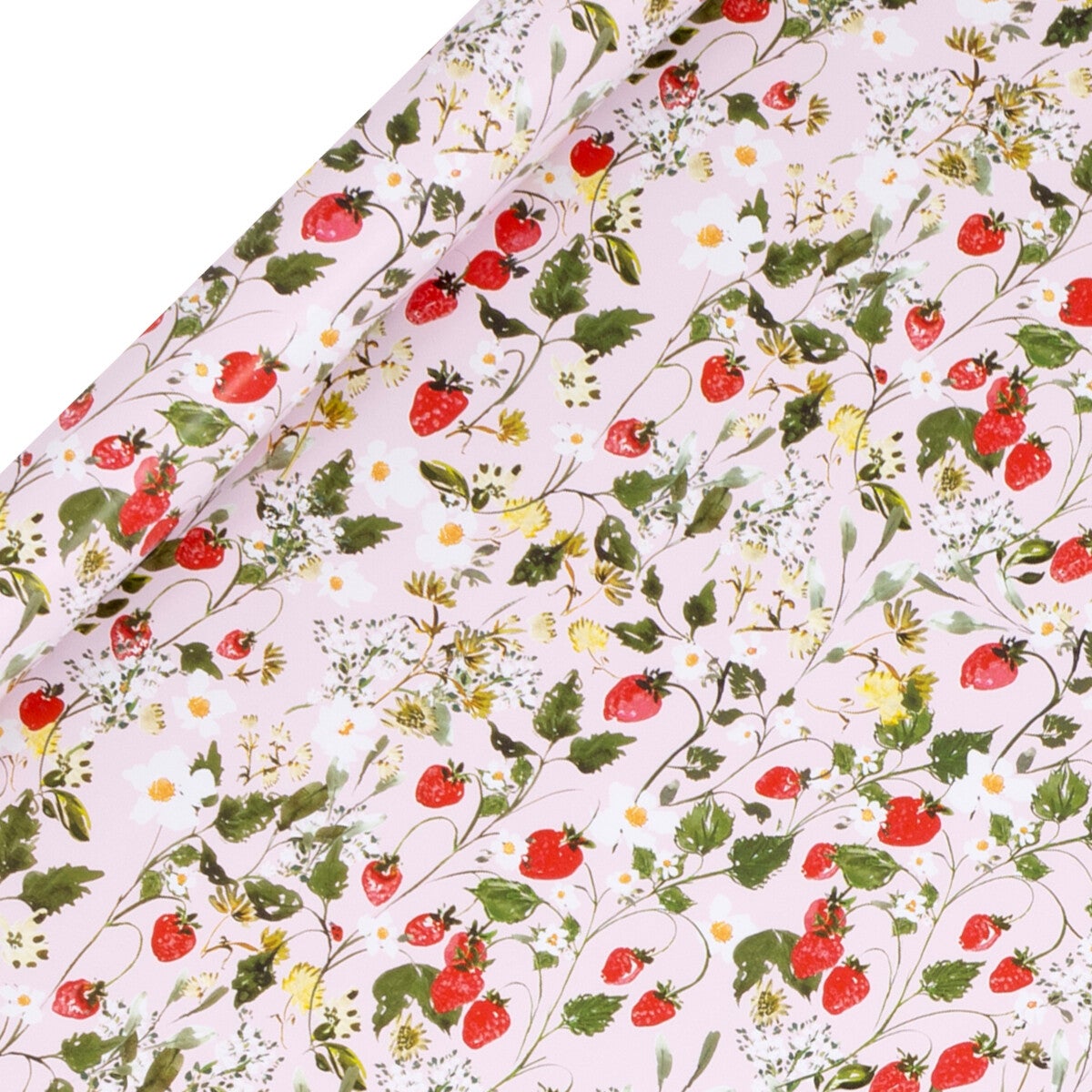 Gavepapir 4m Strawberry Patch
