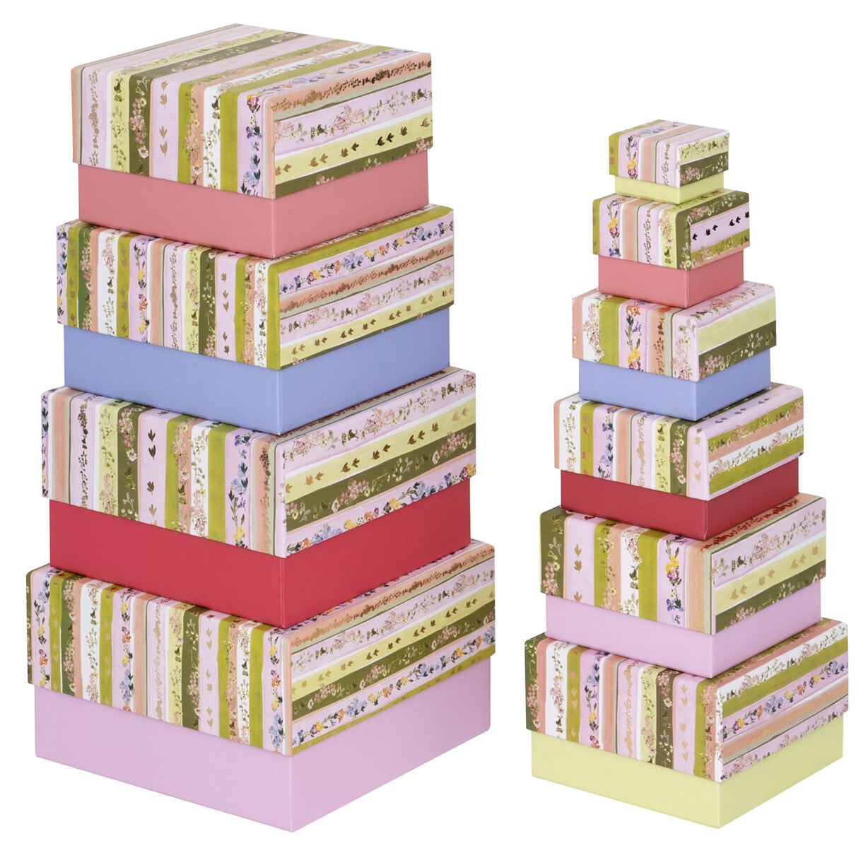 Gaveesker i sett Linea Floral (10)