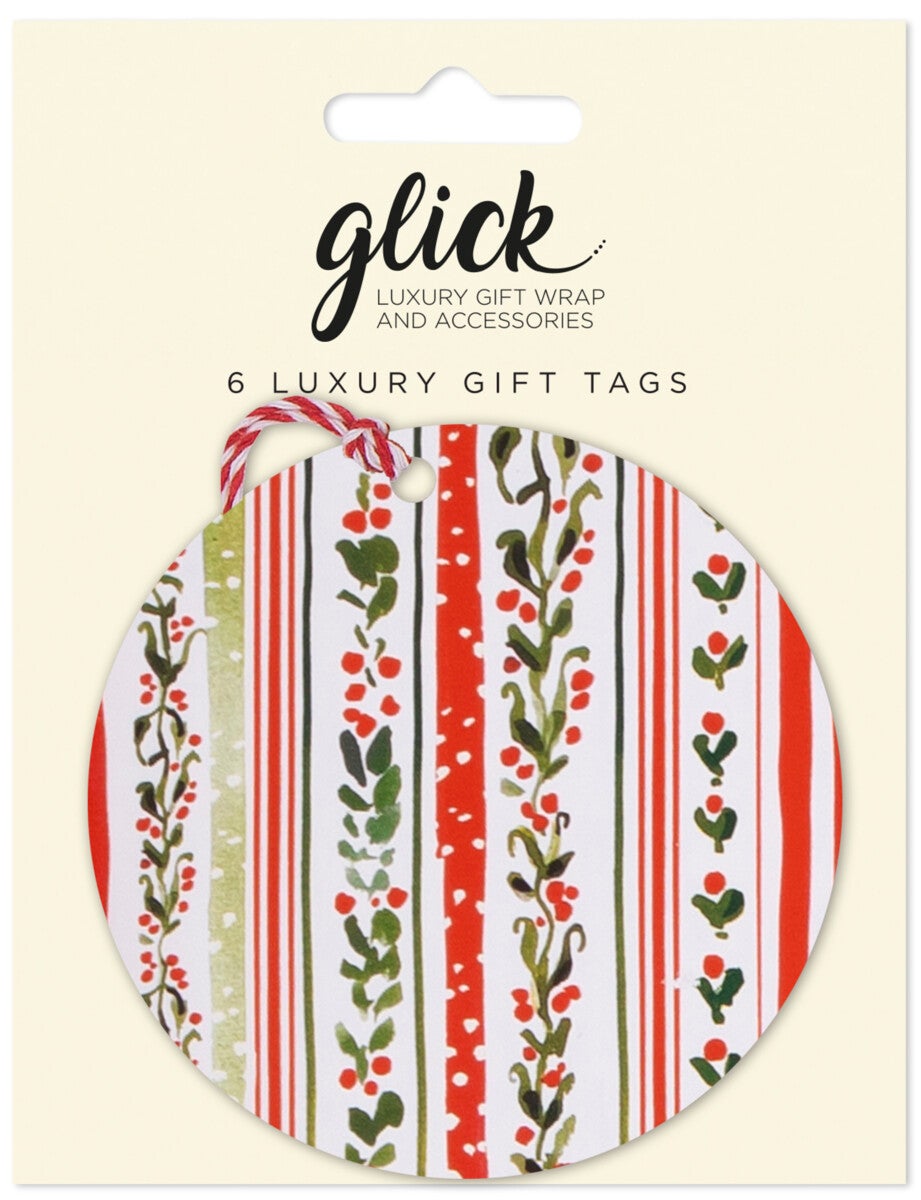 Gavemerkelapper 6pk Linear Vines