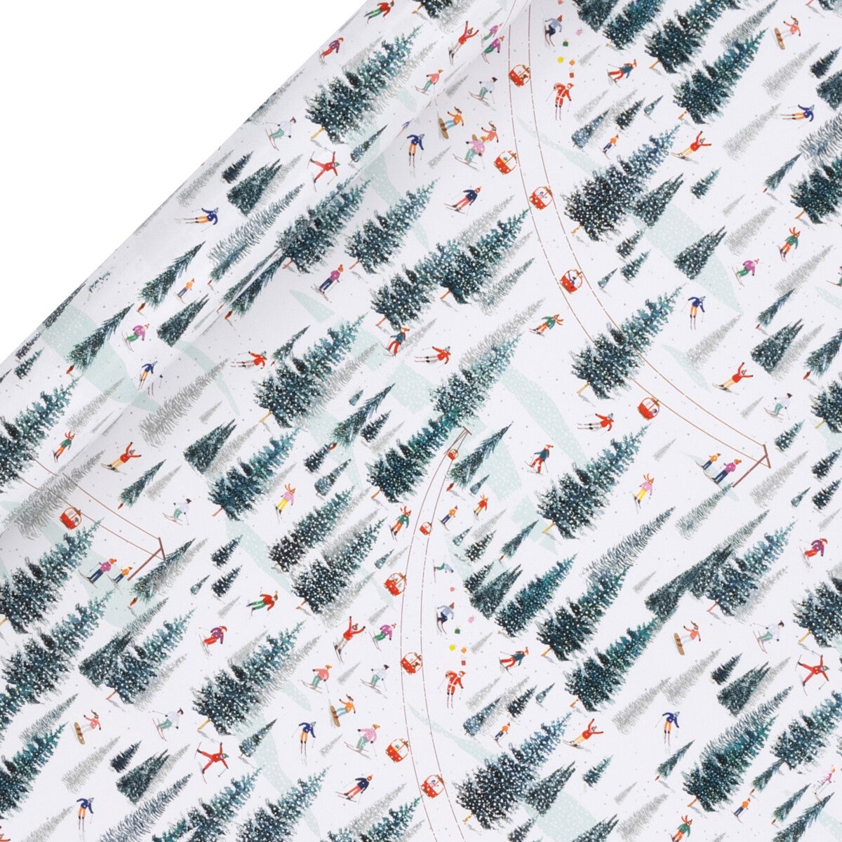 Gavepapir 4m Christmas On The Piste