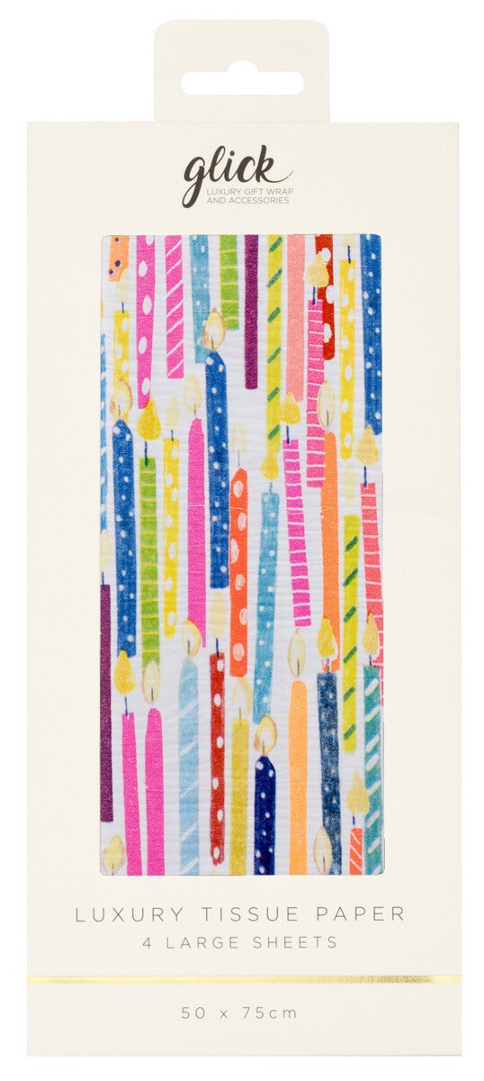 Silkepapir Candle Bright