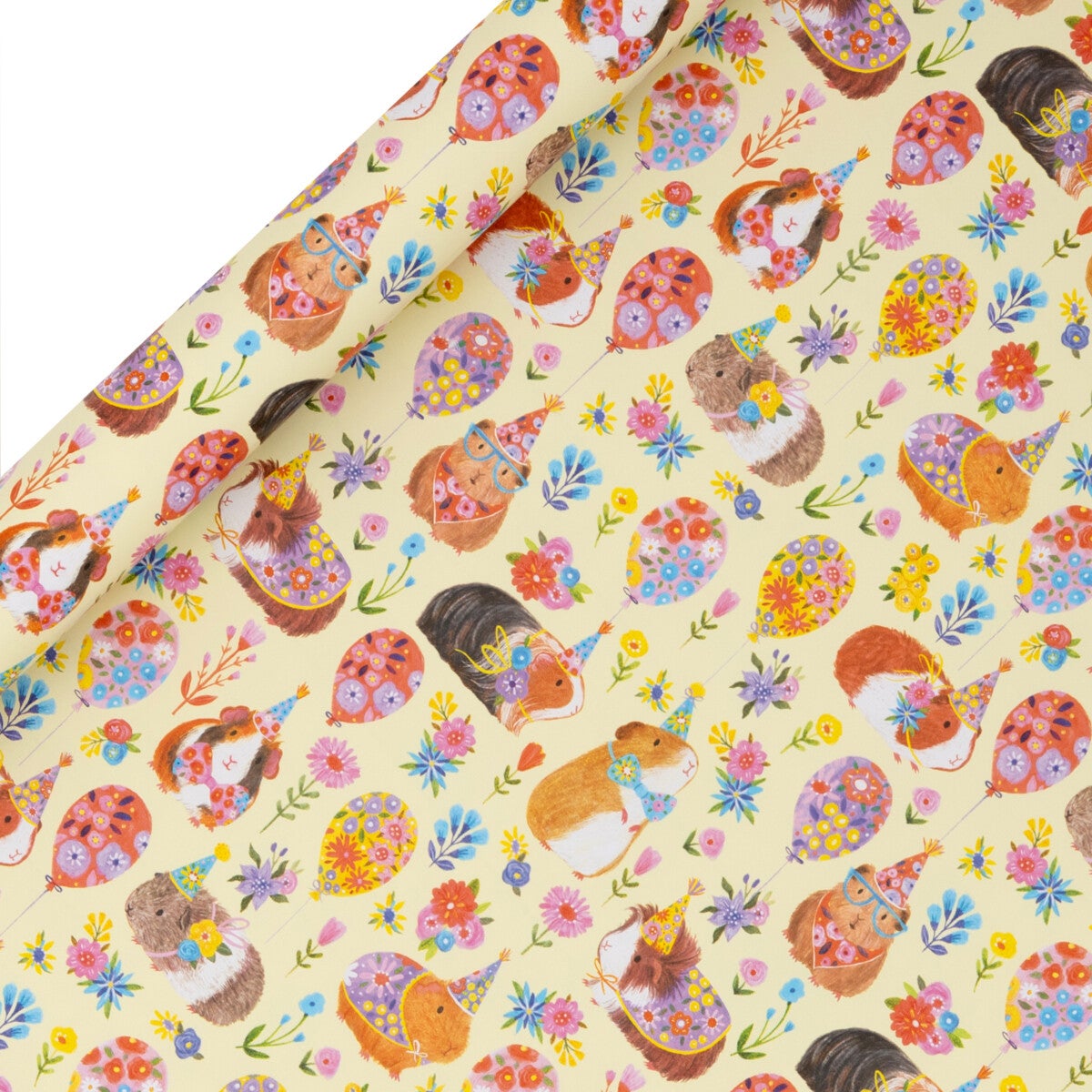 Gavepapir 4m Guinea Pig Party