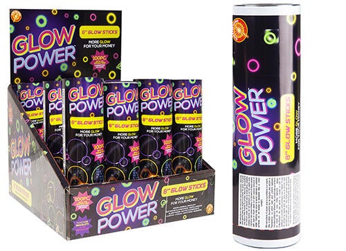 100 Glow Sticks med Koblere