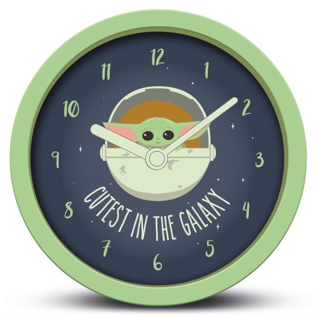 Star Wars - The Mandalorian (Cutest In The Galaxy) Desk Clock