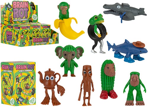 Brainrot Figur I Blind Box 10 Ass 8 cm