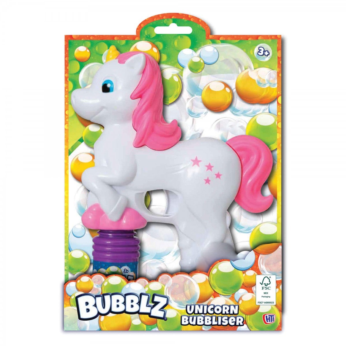 Såpeboblepistol Unicorn Bubbliser Bubblz