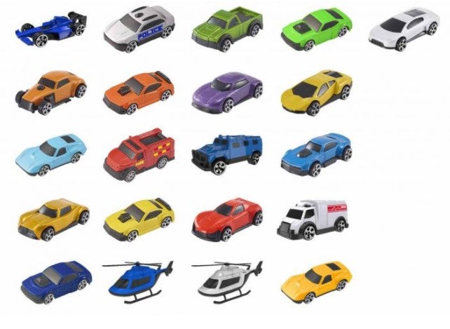 Teamsterz Sm Die-Cast Tube 20 Biler