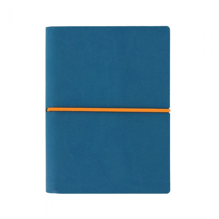 Notatbok Noto A6 m/strikk Linjert Heftet Teal Oran
