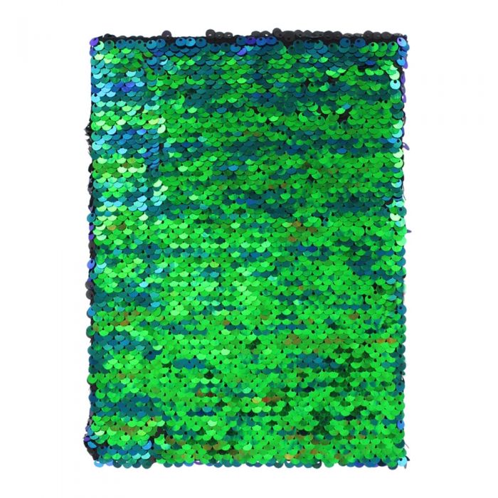 Notatbok Black And Emerald Sequin