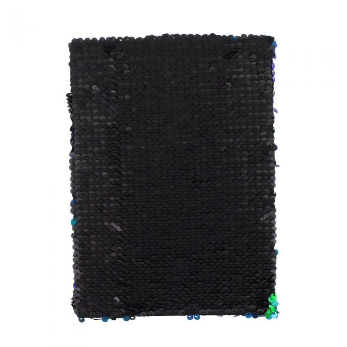 Notatbok Black And Emerald Sequin