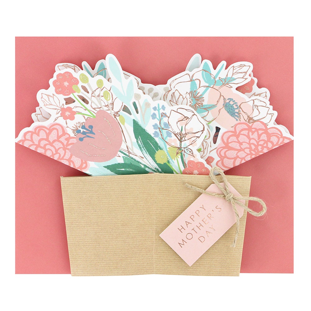 Kort Bouquet Pop Up