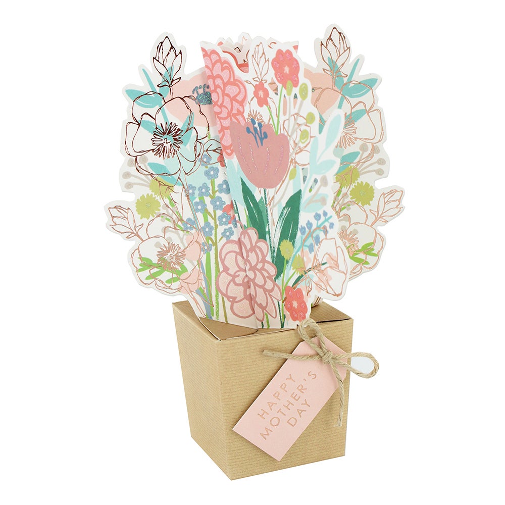 Kort Bouquet Pop Up