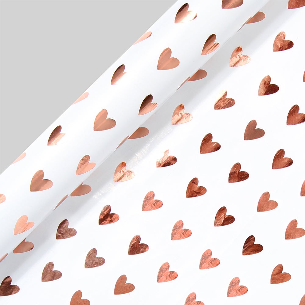Gavepapir Copper Foil Hearts