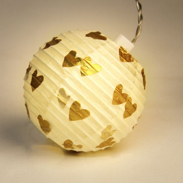 Lys Ditsy Hearts Lantern Lights