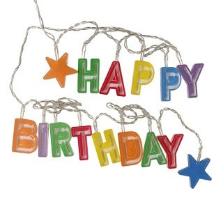 Birthyay Multi Happy Birthday Lights