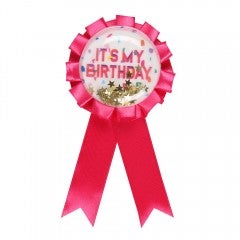 Birthyay Its my birthday pink rosette