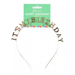 Birthyay happy bday wire headband