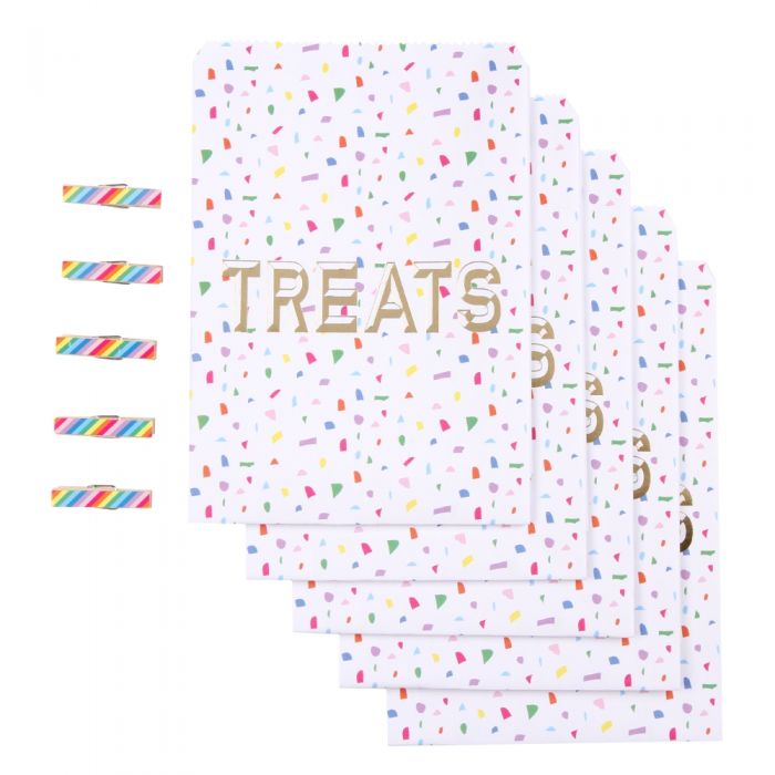 Birthyay treat bags with pegs X5