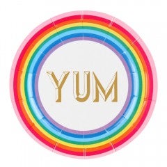 Birthyay mini plate yum foil X20
