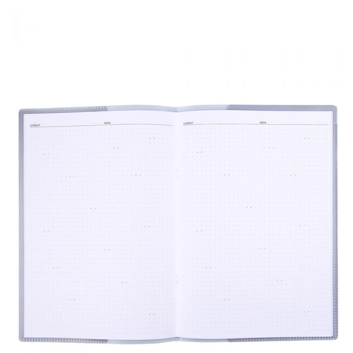 Notatbok Ka A4 Grey Face W Smiley Pgs
