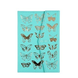 Notatbok A5 Butterflies Floral Pu Mag