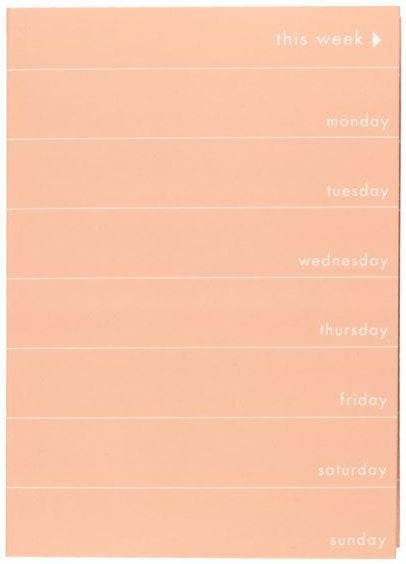 Selvklebende Week Plan Sticky Notes