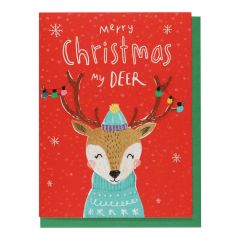 Julekort PC Merry Xmas My Deer