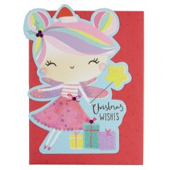 Julekort PC Fairy Peppermint Pals