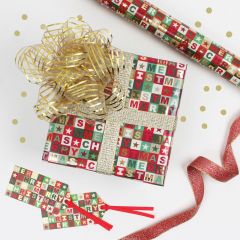 Gavepapir 10m Merry Christmas