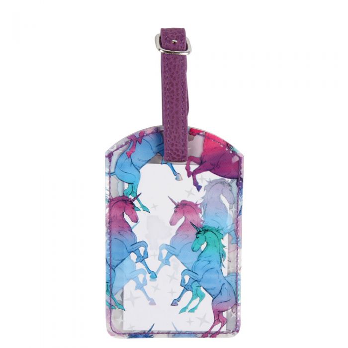 Bagasjetag unicorn luggage tag