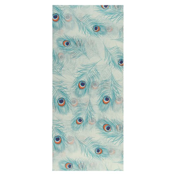 Silkepapir Peacock Feather 50x76cm 3stk