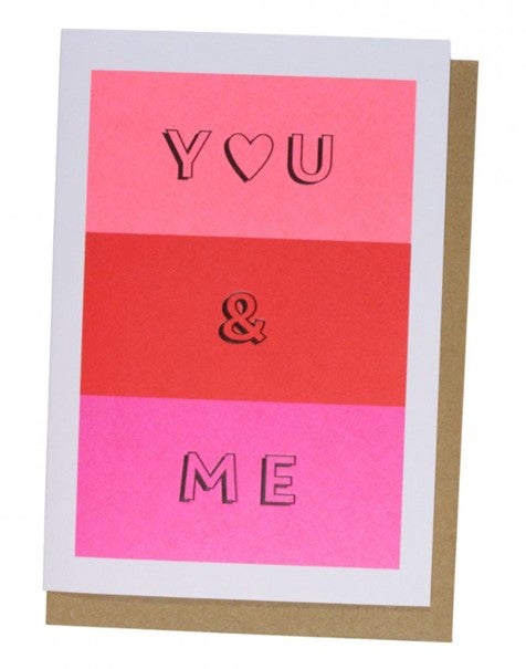 Kort Valentine You And Me