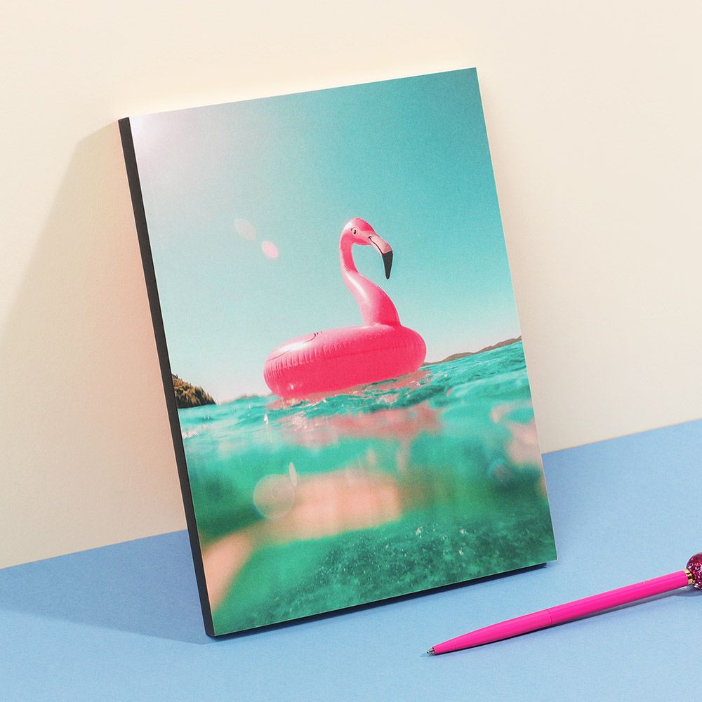 Notatbok PC Magazine Flamingo
