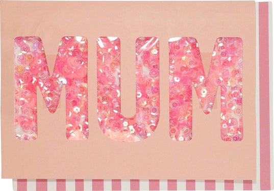 Kort Confetti Shake Mum