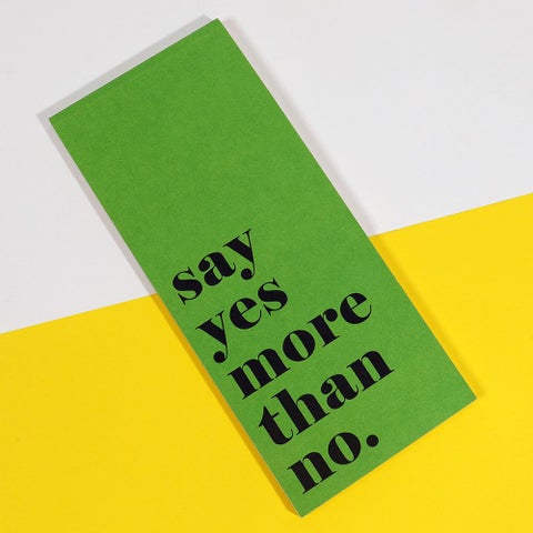 Listeblokk CL Say Yes List Pad