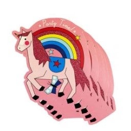 Invitasjonskort Pastel Unicorn 10 Pk