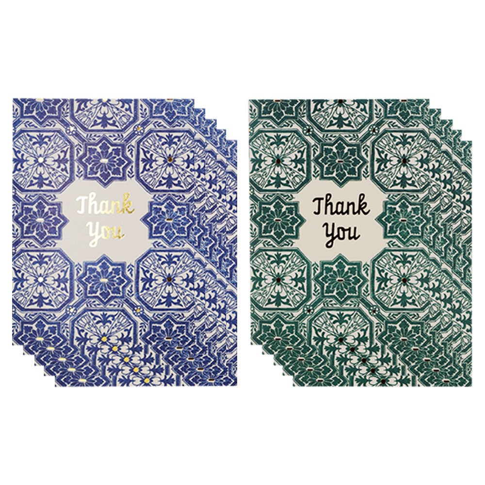 Takkekort Azul Tile Gld Foil Ty 10 Pk