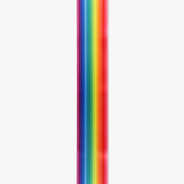Gavebånd Wide Rainbow Stripe 3m